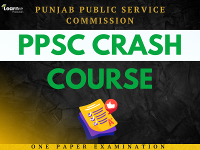 Crash Course PPSC-One Paper Examination