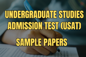 USAT Sample Papers