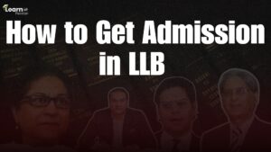 How to get admission in LLB cover image